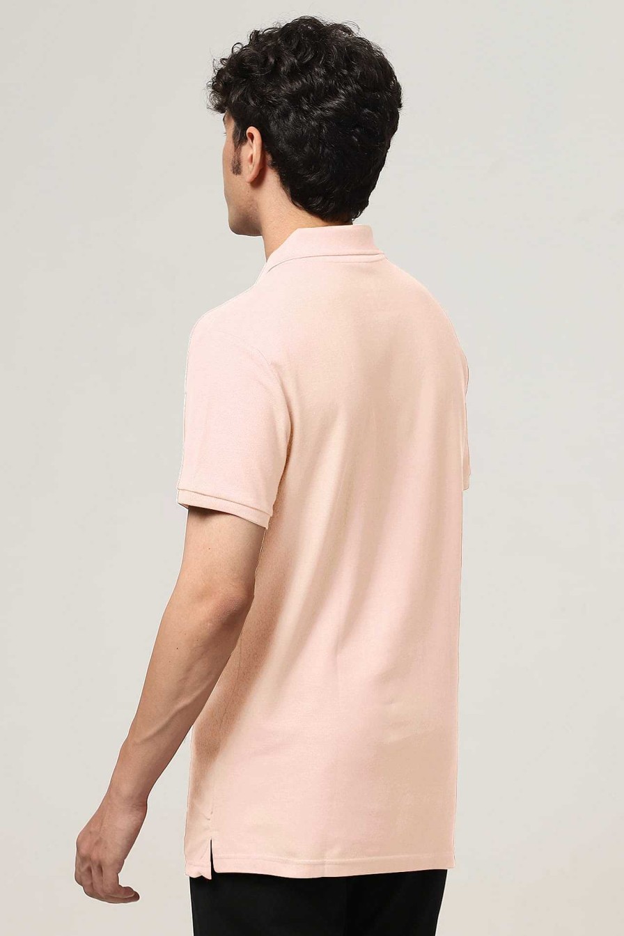 Top Wear Halfmoon | Classic Peach Polo