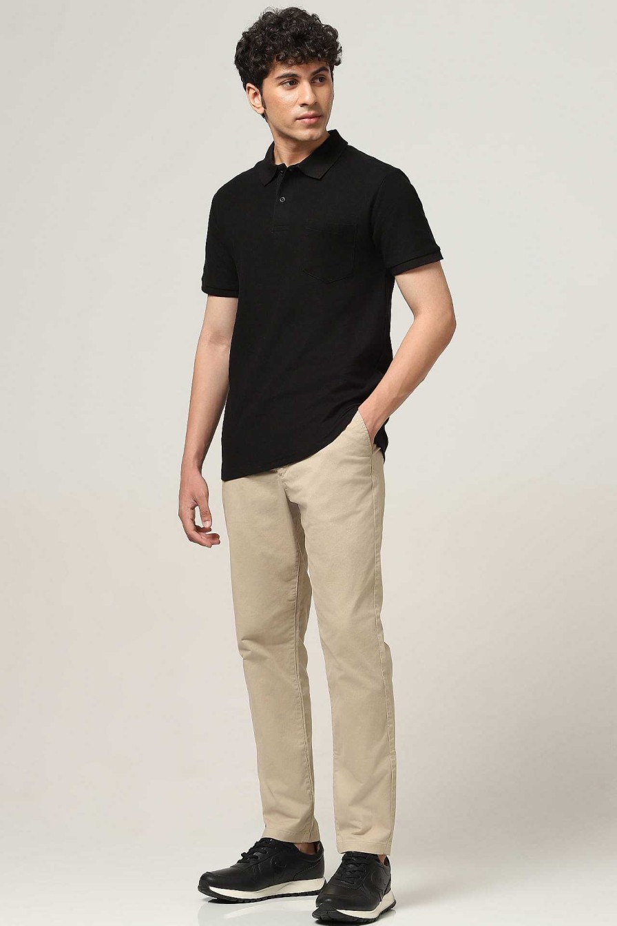 Admired Halfmoon | Classic Black Polo