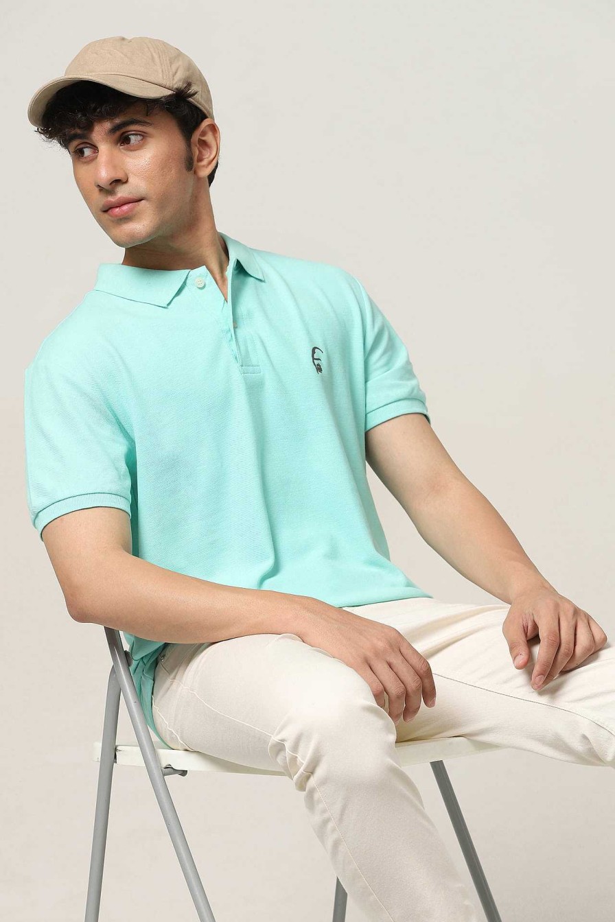 Admired Halfmoon | Knitted Mint Polo