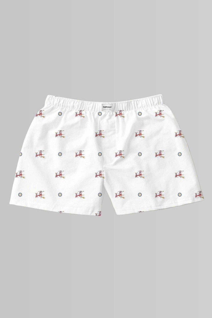 Bottom Wear Halfmoon | Cotton Boxer " London Wt"