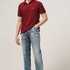 Admired Halfmoon | Knitted Maroon Polo