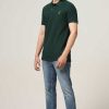 Top Wear Halfmoon | Knitted Green Polo