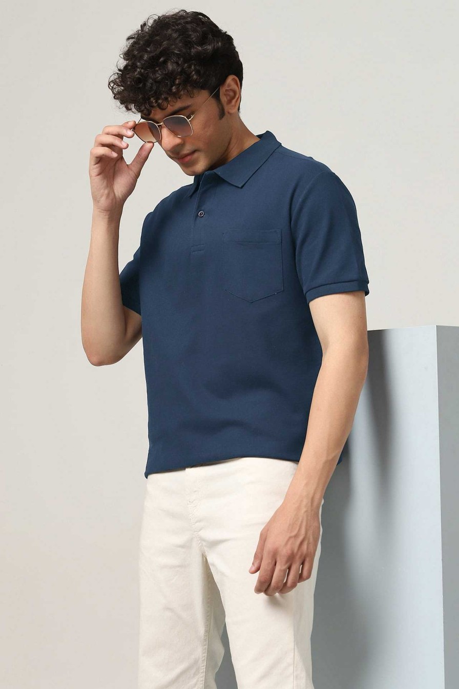 Admired Halfmoon | Classic Blue Polo