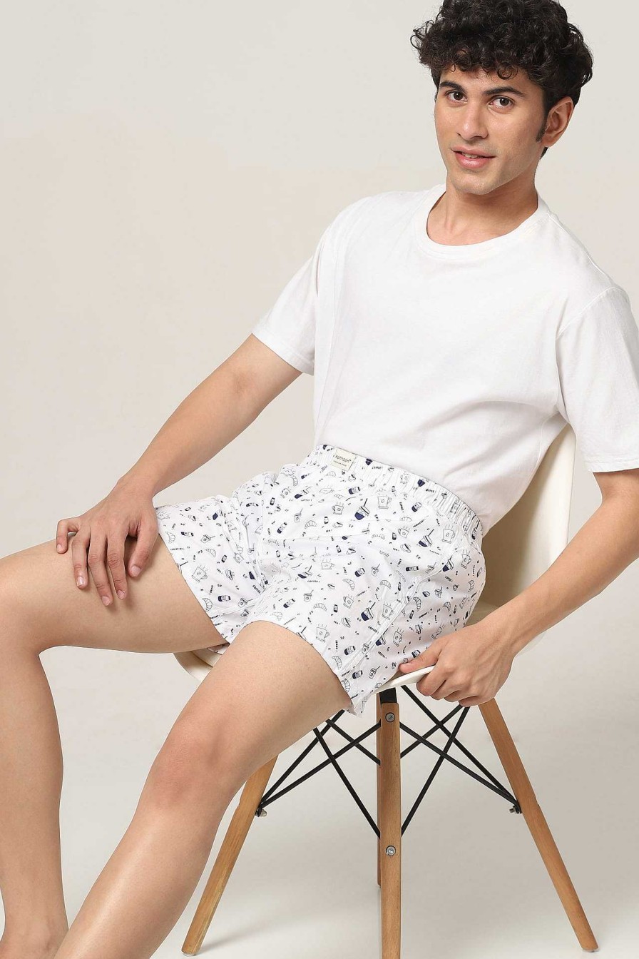 Bottom Wear Halfmoon | Cotton Boxer "Coffee"