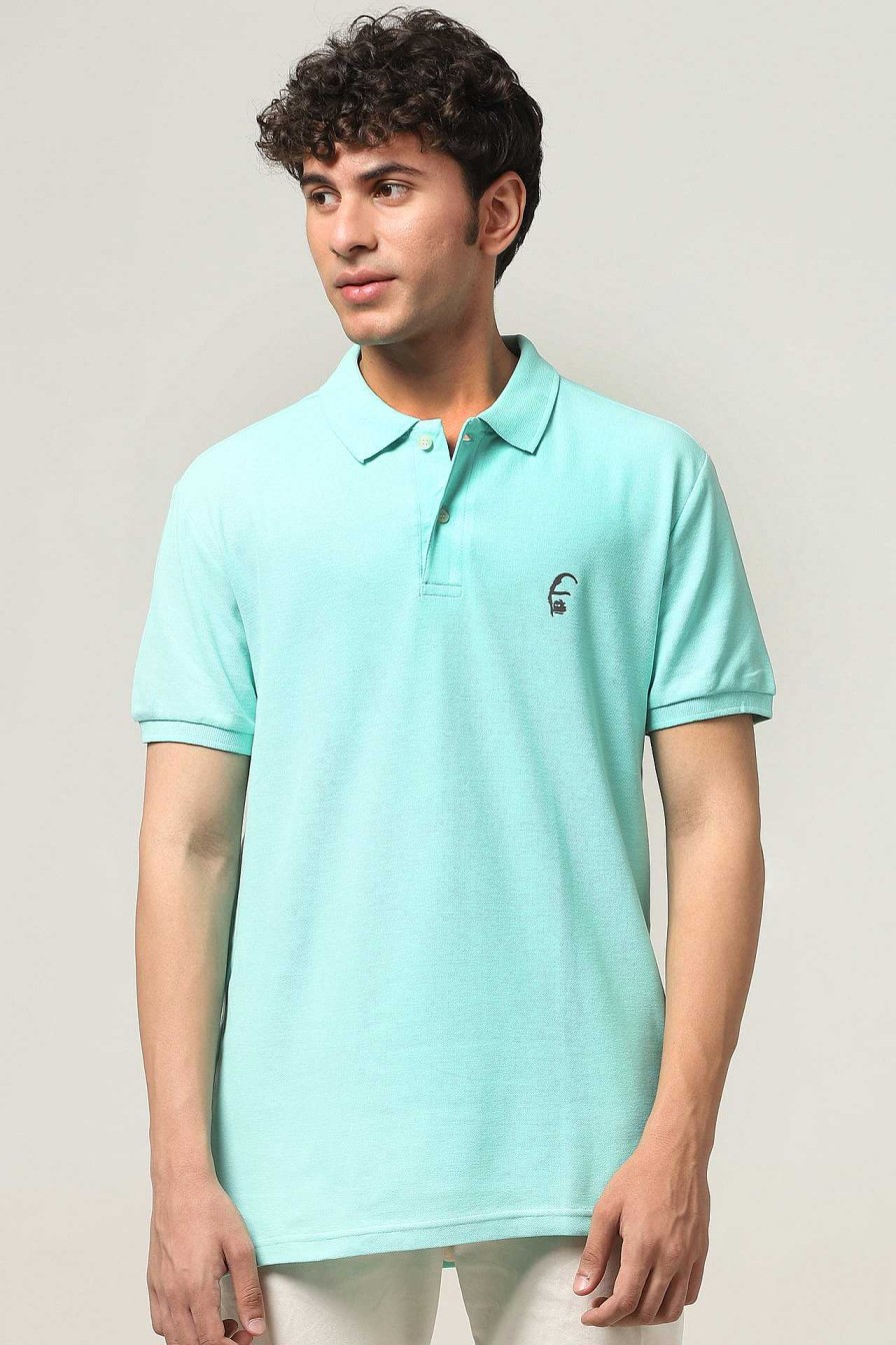 Admired Halfmoon | Knitted Mint Polo