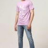 Top Wear Halfmoon | Lavender Printed T-Shirt