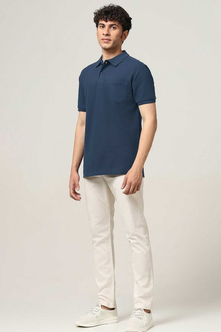 Admired Halfmoon | Classic Blue Polo