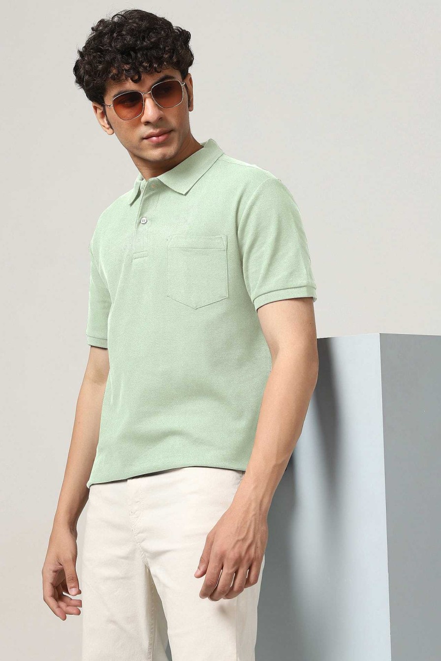 Admired Halfmoon | Classic Lt. Green Polo