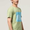 Premium Halfmoon | Sage Gn Printed T-Shirt