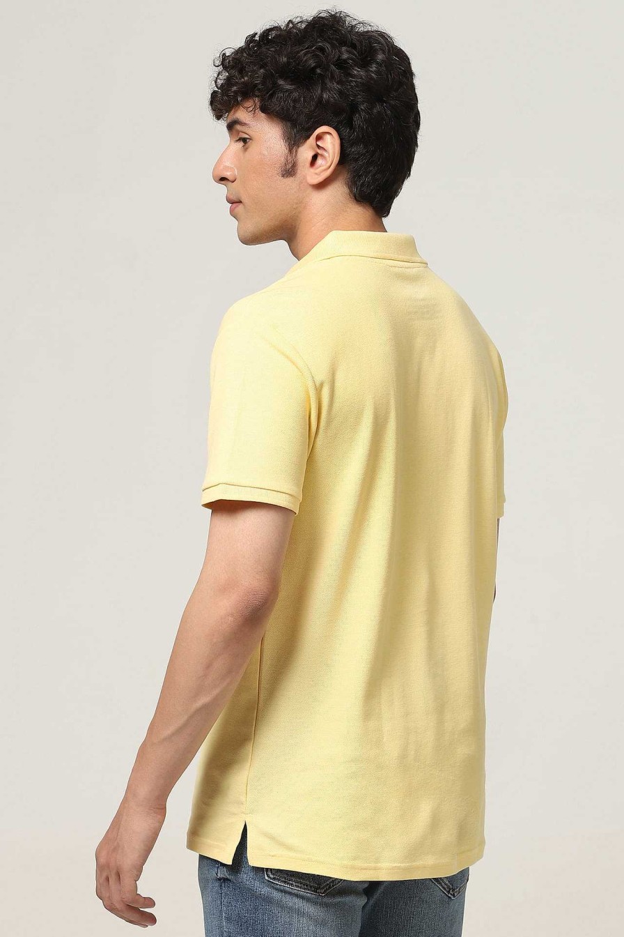 Peculiar Halfmoon | Knitted Lemon Polo