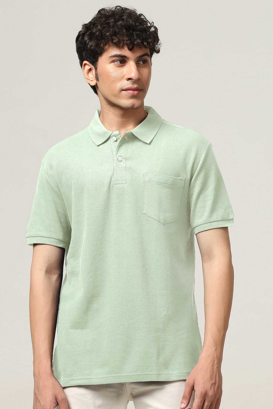 Admired Halfmoon | Classic Lt. Green Polo