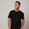 Peculiar Halfmoon | Black Solid T-Shirt