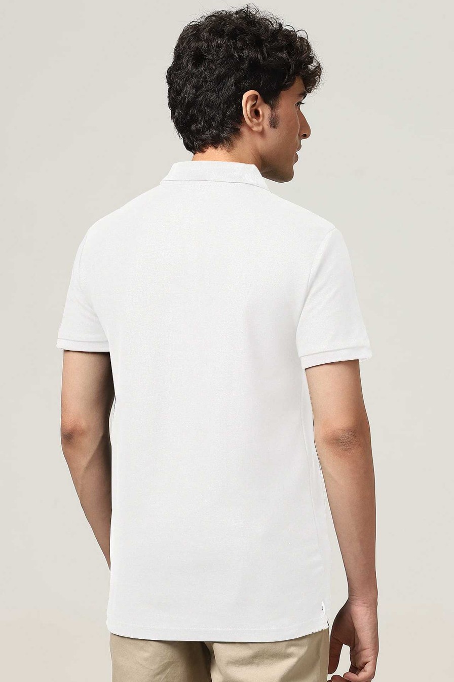 Top Wear Halfmoon | Classic White Polo