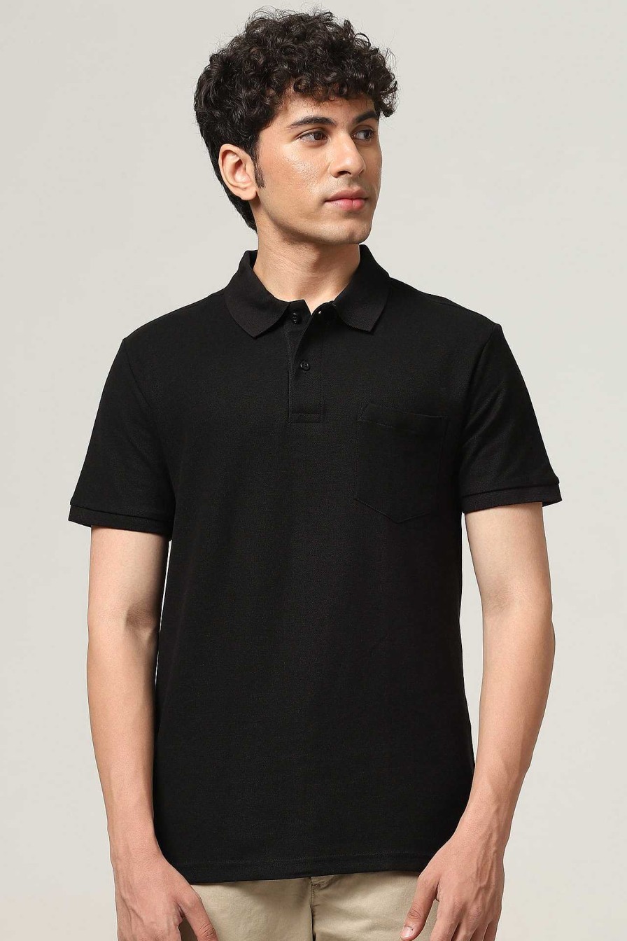 Admired Halfmoon | Classic Black Polo