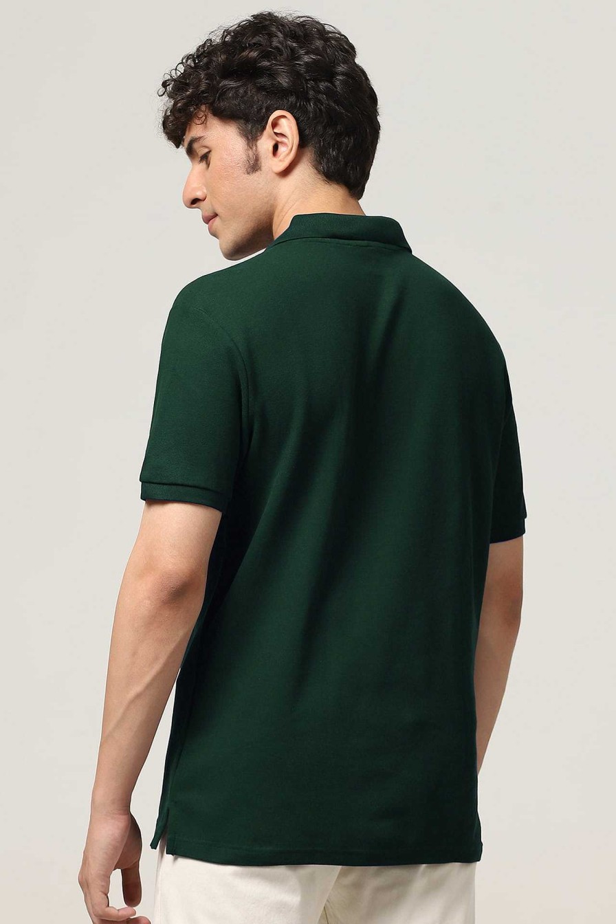 Admired Halfmoon | Classic Green Polo