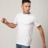 Peculiar Halfmoon | White Solid T-Shirt