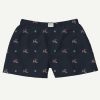 Bottom Wear Halfmoon | Cotton Boxer "London Blue"