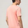 Top Wear Halfmoon | Peach Pink Printed T-Shirt